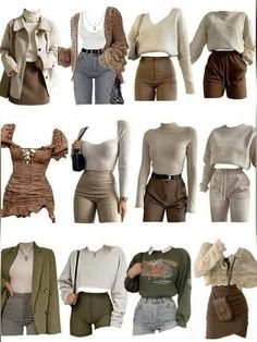 Muted Autumn Color Palette Outfits, Academia Aesthetic Outfit, Capsule Wardrobe Casual, Stile Casual Chic, Drawing Tattoo, Fashion Capsule Wardrobe, Painting Photography, Europe Outfits