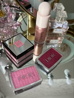 Pink Aesthetic Makeup, August Mood Board, Makeup Therapy, Koleksi Makeup, Girl Vision Board, Pretty Girl Aesthetic, Beauty Skin Care Products, Givenchy Beauty, Bedroom Wall Collage