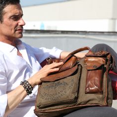 Men’s Leather Bag, Luxury Leather Adventure Bags, Luxury Rugged Leather Travel Bag, Luxury Rugged Leather Bag, Campomaggi Bags, Brown Leather-backed Bags For Adventure, Italian Accessories, Leather Suitcase, Designer Clutch Bags