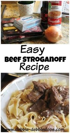 beef stroganonoff recipe with pasta and garlic