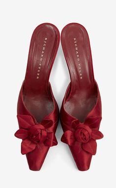 Richard Tyler, Red Mules, Chic Chic, Stunning Shoes, Dream Shoes