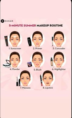 Make Up Ideas For School Simple, Best Makeup Routine For Teens, Make Up Routine Steps Simple, Makeup Routine No Foundation, Makeup Routine For 12 Yo, Makeup Base Tutorial Step By Step, Teen Makeup Looks Natural, Daily Makeup Routine Natural, Perfect Makeup Routine