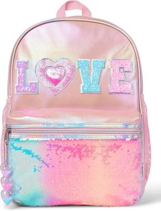 The Children's Place Kids' Preschool Elementary Backpack for Girl One Size Storing Water Bottles, Heart Graphic Design, Elementary School Backpack, Heart Bubbles, Back To School Deals, Boys Backpacks, Heart Graphic, Cute Backpacks, Pink Backpack