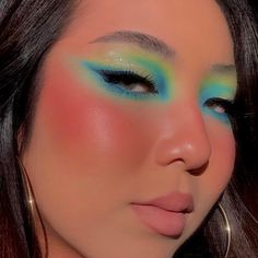 Creative Makeup Looks, Makeup Videos, Creative Makeup, Pretty Makeup, Colorful Makeup, Cute Makeup, Aesthetic Makeup, Makeup Inspiration, Septum Ring