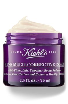 What it is: A supercharged anti-aging face and neck cream clinically proven to reduce wrinkles, even skin tone, and smooth skins texture.Who it's for: All skin types.What it does: This fast-absorbing, lightweight cream moisturizer takes a multi-targeted approach to address the most visible signs of aging on the face and neck. Powered by PhytoMimetic vitamin A, chaga mushroom and hyaluronic acid, these three ingredients work together to become a supercharged anti-aging solution for wrinkles, tone Best Anti Aging Skin Products Ulta Beauty, Kiehls Face Cream, Skincare For Anti Aging, Green Tea Face, Chaga Mushroom, Cream Moisturizer, Skin Natural Remedies, Unwanted Facial Hair, Smooth Skin Texture