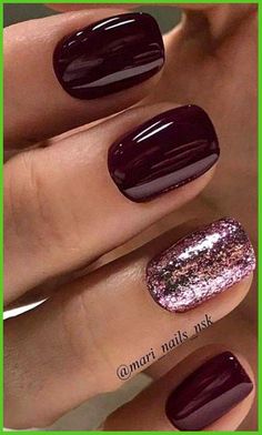 Shellac Pedicure, Nexgen Nails, Fall Acrylic, Classy Nail Designs, Nail Colors Winter, Baddie Nails, Gold Nail