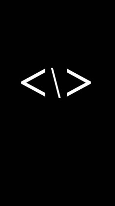 a black background with white letters that appear to be in the shape of an arrow