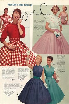 1950s Fashion Dresses, Fifties Fashion, King Louie, Retro Mode, Old Fashion, 50s Dresses