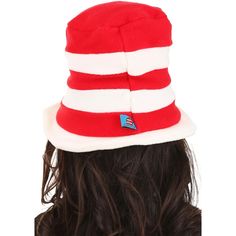 Introduce your little explorer to the whimsical world of Dr. Seuss with our adorable Cat in the Hat Toddler Hat! Made specifically for toddlers, this meticulously crafted hat features the iconic red and white stripes that instantly evoke the charm of Seussian characters. Whether it's for playdates, themed parties, or everyday adventures, this hat is the perfect accessory to infuse every moment with playful elegance and Seussian delight. The detailed craftsmanship and careful stitching showcase t Red Brimmed Costume Hat One Size, Red Adjustable Themed Hat, Red Novelty Hat One Size Fits Most, Red Novelty Hat One Size, Red Novelty Hat, Novelty Red Cap Hat, Red Themed Cap Hat, Themed Red Cap, Red Fun Cap Costume Hats And Headpieces