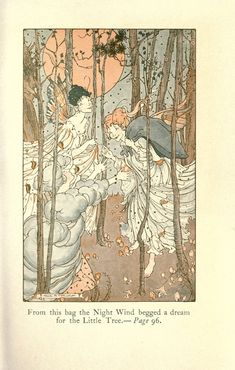 an illustration from the fairy book's children's tale