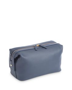 Royce New York Executive Leather Toiletry Bag Travel Blue Box Bag, Blue Business Pouch Bag, Blue Pouch Bag For Business, Business Blue Pouch Bag, Luxury Blue Travel Pouch, Classic Blue Pouch Bag, Luxury Blue Box Bag For Everyday, Classic Blue Rectangular Box Bag, Blue Business Bags With Gold-tone Hardware