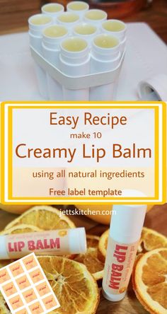 Lip Balm Recipes Shea Butter, Lip Balm Labels Template Free, Creamy Lip Balm Recipe, Honey Products Ideas, Lip Balm Labels Template, Bee Products