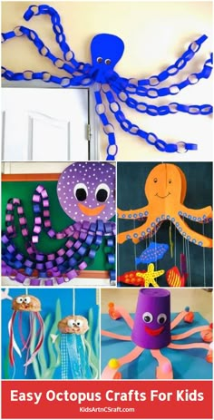 octopus crafts for kids that are easy to make