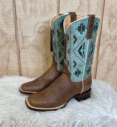 Roper Women's Out West Square Toe Brown Cowgirl Boots 7016-8381 | Painted Cowgirl Western Store Southwestern Style Round Toe Boots For Ranch, Southwestern Fitted Boots With Round Toe, Western Moto Boots With Round Toe, Western Style Moto Boots With Round Toe, Western Round Toe Boots, Western Moto Boots For Rodeo, Western Style Moto Boots For Rodeo, Western Style Boots For Western-themed Events, Western Style Boots For Country Events