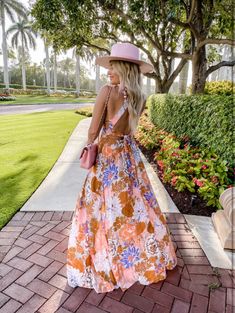 Shop our Influencers' top picks on Amazon Floral Maxi Dress Outfit, Derby Outfits, Maxi Dress Outfit, Amazon Dresses, Guest Attire, Wedding Guest Dress Summer, Wedding Attire, Favorite Dress, Look Chic