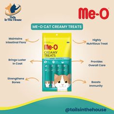 Spoil your feline friend with the irresistible taste of Me-O Cat Creamy Treats. The perfect reward for them being the purr-fect cat! 😋

Shop the best cat treats from @tailsinthehouse and give your furry friend the love they deserve. 😻❤

#meocat #meo #meocatfood #catcreamytreats #catlover #catsofinstagram #catstagram #catlife #catmom #catdad #catfood #catlove #catdaily #cattreats  #meocatfood   #meocattreats #treatoftheday #TITH #TailsInTheHouse Flora Intestinal, Best Cat, Cat Treats, Treat Recipe, Cat Life, Cat Mom, Cat Love, Pet Shop