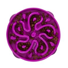 an image of a purple object that is in the shape of a flower ornament