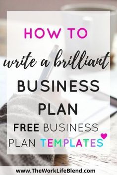 a person writing on a piece of paper with the words how to write a brilliant business plan