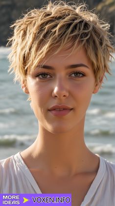 23 Trendy Choppy Pixie Haircuts for a Bold New Look Chopped Pixie Haircut, Messy Pixie Haircut Choppy Layers, Messy Pixie Haircuts, Choppy Short Haircuts, Pixie Shag Haircut, Shag Pixie, Short Haircuts Fine Hair, Short Messy Haircuts, Pixie Cut With Highlights