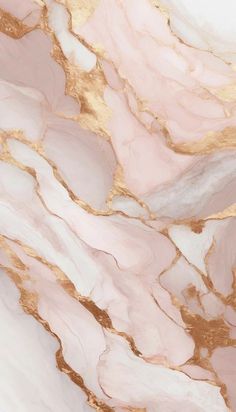 an abstract pink and gold marble background