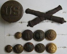 an assortment of different types of buttons