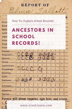 Go back to school with your ancestors! Explore school census records, yearbooks and more to find your ancestors.