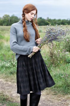 368 by Лена Минеева English Farm, Countryside Fashion, Style Anglais, Estilo Hippy, Scottish Fashion, Long Red Hair, Country Fashion, Long Red