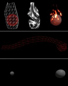 an image of different objects in the dark