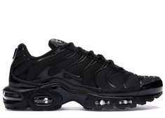 Nike Air Max Plus Triple Black Black Nike Air Max, Nike Max, Nike Tn, Black Shoes Men, Air Jordan 5 Retro, Sneaker Stores, Black Streetwear, Air Jordan 5, Retro Shoes