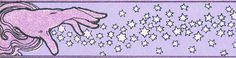 Comic-style art of an open hand in side view, with white stars flowing from the turned-down palm. The hand and swirling magic at its wrist are lavender with thick black lines. The background is lavender. The image has a paper-like texture. Witchcraft 101, Mötley Crüe, A Unicorn, Twilight Sparkle, Pics Art, Phone Themes, A Horse, Pretty Pictures, The Wind