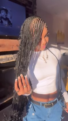 Full Braid Hairstyles, Leamodas Braids, Cornrow Feed In Braids Hairstyles, Knotless And Lemonade Braids, Side Tribals With Knotless Braids, Lemonade Fulani Braids With Curls, Cute Birthday Hairstyles Braids, Braided Hairstyles For Vacation, Small Cornrow Braids