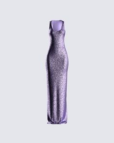 Purple Birthday Dress, Fuzzy Skirt, Purple Silk Dress, Sleeveless Gown, Looks Party, Ribbed Mini Dress, Sequin Gown, Glam Dresses