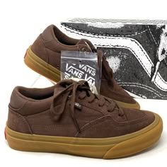 Vans Rowan Potting Soil Gum Skate Shoes Low Brown Suede Casual Women Vn0a5jic3pa Brand New With Box. 100% Authentic! The "Potting Soil" Colorway Of The Rowan From Vans Skate Features A Muted Brown Palette With A Gum Rubber Outsole, With Suede And 10 Oz Suede Providing A Classic Look. Rowan Zorilla's Signature Skate Shoes Pair Duracap Reinforced Uppers With Impact-Absorbing Popcush Insoles And Slickstick For Exceptional Boardfeel And Performance. Rowan Potting Soil & Gum Skate Shoes From Vans. Co Non Basic Shoes, Goblincore Shoes, Earthy Shoes, Granola Shoes, Fall Vans, Brown Sneakers Women, Mens Street Style Winter, Brown Casual Shoes, Brown Vans