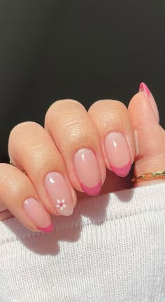 Casual Nails, Cute Gel Nails, Soft Nails, Short Acrylic Nails Designs, Summer Nail, French Tip Nails, Short Acrylic Nails, Nail Arts, Cute Acrylic Nails