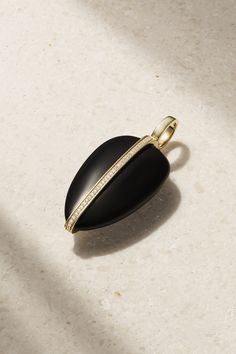 By Pariah has always had an eye for the wonders of earth's materials. This 'Pebble' pendant combines jet-black onyx with a luminous row of diamonds set in 14-karat recycled gold. Loop it through the brand's belcher chain, which is also available in our edit.<br><br>This product Reduces Waste. Find out more about NET SUSTAIN <a href="https://www.net-a-porter.com/en-gb/campaigns/net-sustain">here.</a> Net Sustain, Black Chain Necklace, Recycled Necklaces, Pebble Pendant, Belcher Chain, Bar Pendant Necklace, Onyx Necklace, Amethyst Necklace, Recycled Gold