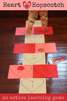 an activity for valentine's day is to teach children how to play the game