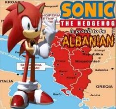 the cover art for sonic the hedgehog is proud to be afghann't