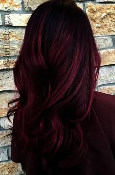 Aubergine Hair Color, Dark Ombre Hair, Dark Ombre, Bold Hair Color, Hair Color Burgundy, Long Hair Color