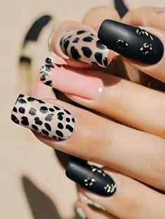 Chrome Nail Polish, Nail Polish Stickers, Black Nail Polish, Print Nails