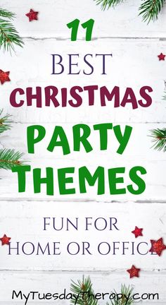 the best christmas party themes for home or office