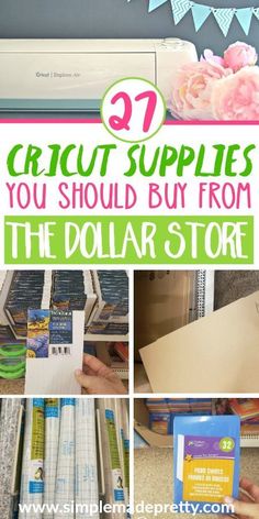 the dollar store has lots of crafts and supplies to make it look like they are on sale