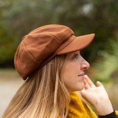 Womens hat, Wool hat, Newsboy hat, Winter hat, Crochet hat, Vintage hat, Crochet hats, Hipster hat, Hat sewing pattern, Cabbie hat, Her Gift Newsboy Cap for Women 【STYLISH AND TRENDY】newsboy hat for women. This trendy cap is perfect accessories for women. You will feel and look fantastic wearing this hat. 【COZY AND SNUG FIT】 women cap is made of 100% wool. Hand-knitted women cap is super soft warm and cozy. Our Knitted slouchy hat for women fits snug on most heads. 【THICK AND WARM】 knit winter h Winter Cap One Size Fits Most, Brown Visor Hat One Size Fits Most, Adjustable Felt Cap For Fall, Casual Flat Cap Felt Hat For Winter, Brown Cloche Hat With Short Brim, Brown Brimmed Cloche Hat For Outdoor, Adjustable Brimmed Baseball Cap For Fall, One Size Brimmed Hat For Fall, Slouchy Cap For Winter