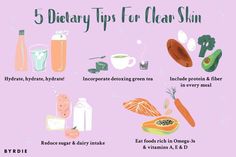 The 7-Day Clear Skin Diet #DietPlanForCollegeStudents Tips For Clear Skin, Foods For Clear Skin, Clear Skin Diet, Acne Diet, Foods For Healthy Skin, Skin Diet, Diy Acne, 7 Day Meal Plan, Natural Acne Remedies