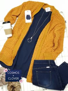 Mustard Cardigan Outfit, Mustard Cardigan, Fall Family Photo Outfits, Plus Size Fall Outfit, Plus Size Fall Fashion, Plus Size Fall, Yellow Cardigan, Cardigan Outfits, Outfit Inspiration Fall