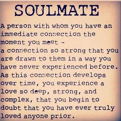 a poem written in black and white with the words soulmate on it's side