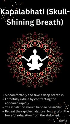 Kapalabhati, often referred to as Skull-Shining Breath, is an invigorating and cleansing breathing technique practiced in yoga and pranayama. It involves rapid, forceful exhalations followed by passive inhalations through the nose. This practice is known for its energizing effects on the body and its ability to purify the respiratory system. Pranayama Techniques, The Respiratory System, Money Earning, Energy Yoga, Chakra Yoga