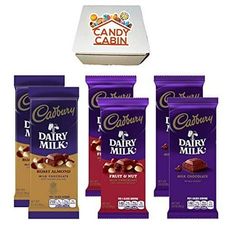 caddy's dairy milk and chocolate bars