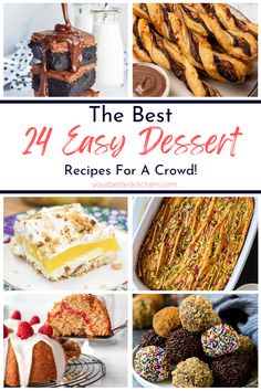 the best 21 easy dessert recipes for a crowd