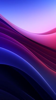 an abstract purple and pink background with wavy lines in the foreground, as well as on the top right side of the image