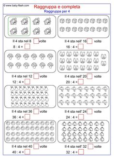 worksheet with numbers and symbols in spanish